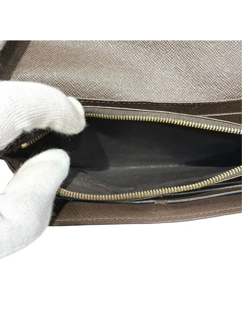 Louis Vuitton Portefeuille Sarah Ebene Damier Wallet Canvas
